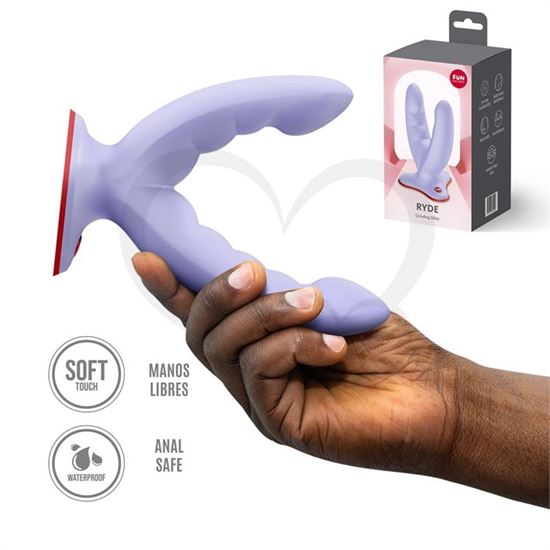 Ryde dildo con sopapa para doble penetracion